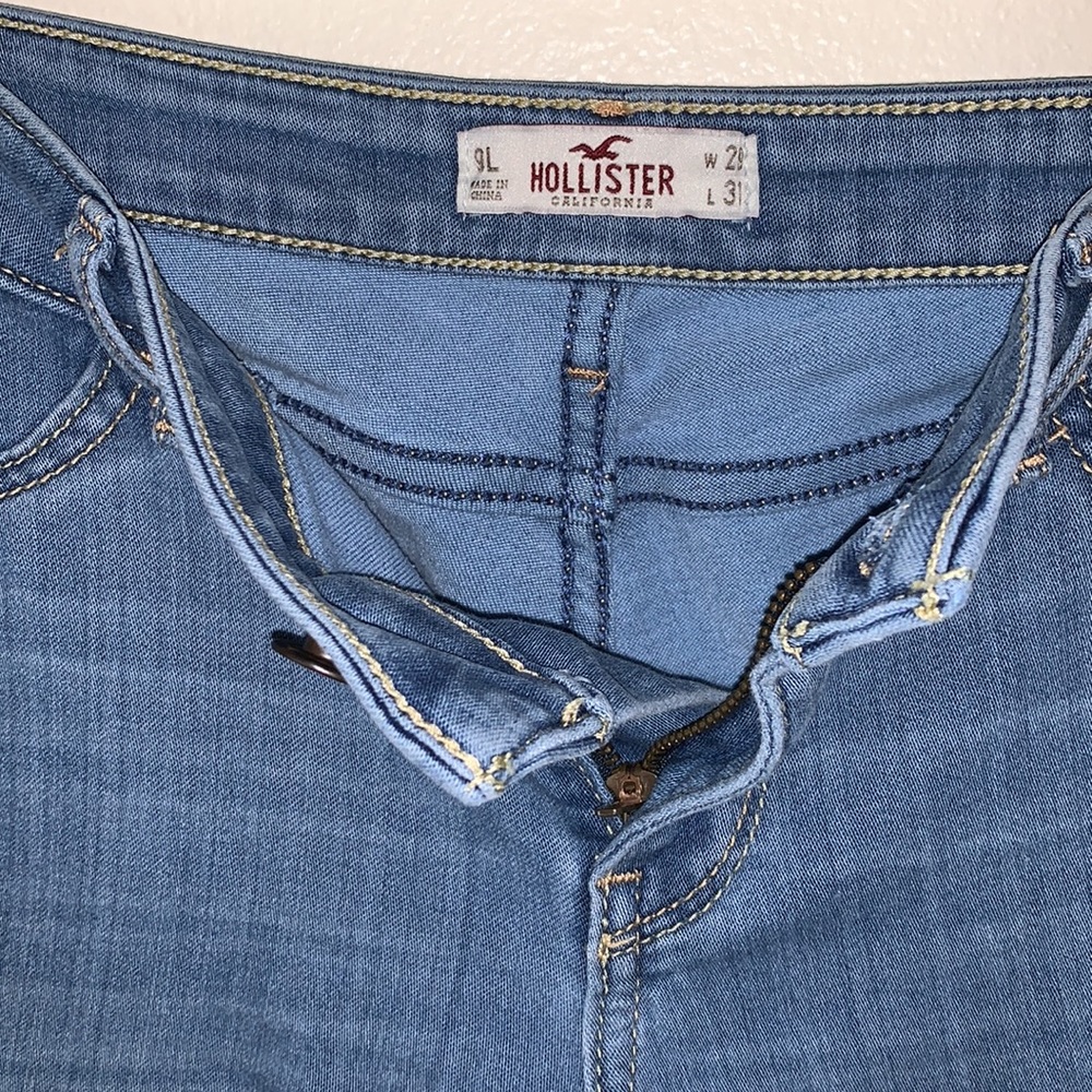 Jeans Hollister Size 9L Juniors W29 L31 Medium Blue
